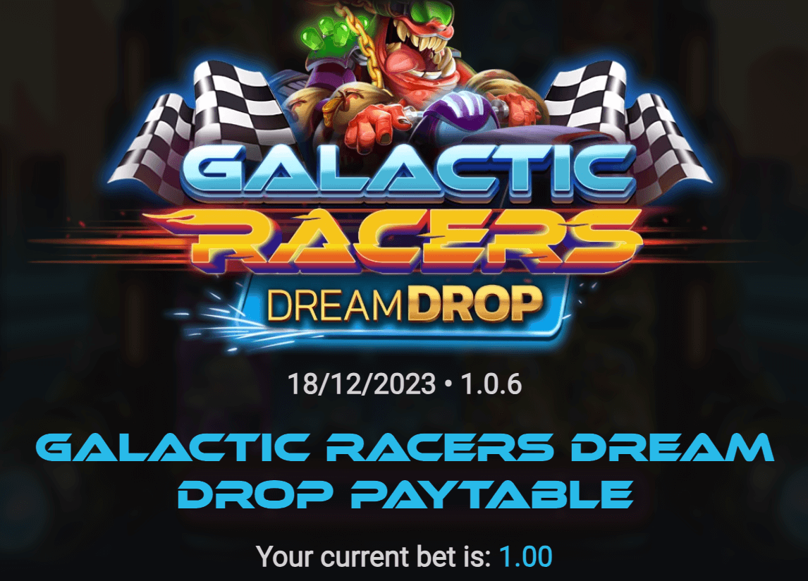 Galactic Racers Dream Drop Relaxgaming สล็อตโจ๊กเกอร์