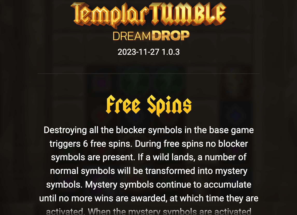 Templar Tumble Dream Drop Relaxgaming Joker123 com