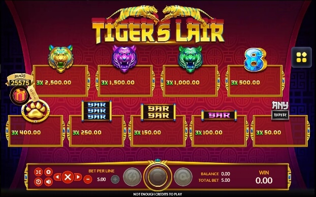Tiger's Lair SLOTXO joker123 โปรโมชั่น Joker