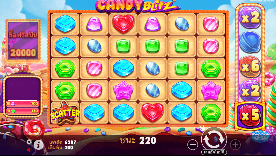 Candy Blitz Pramatic Play joker123 สอนเล่น
