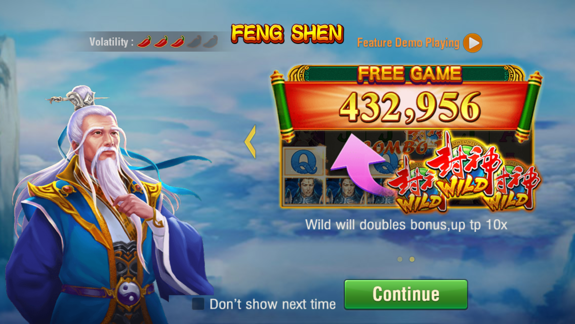 Feng Shen สล็อตค่าย Jili Slot Gaming เว็บตรง
