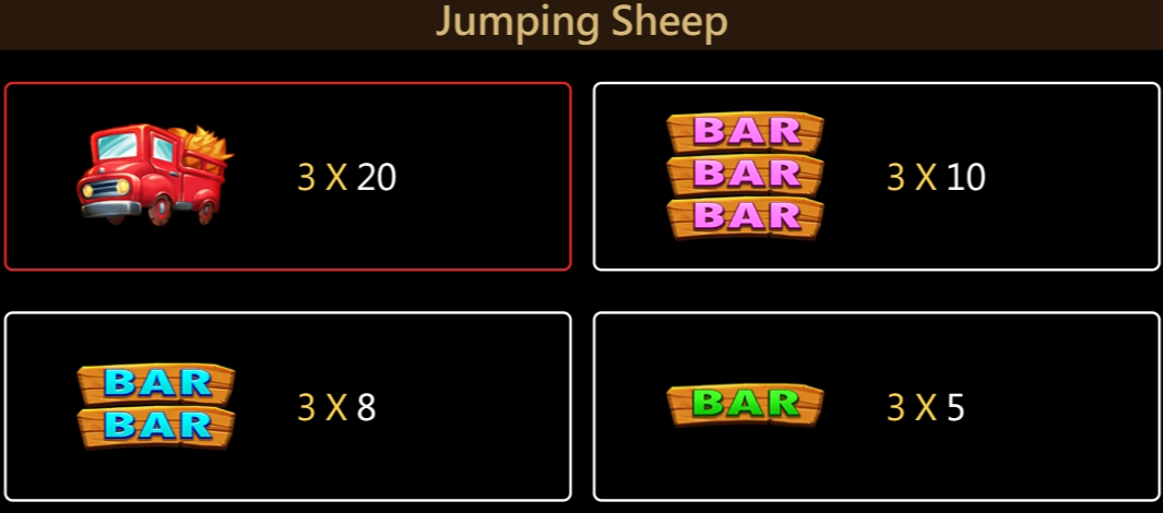 Jumping Sheep สล็อตค่าย Jili Slot