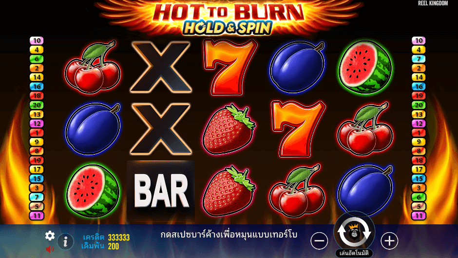  Hot to Burn Hold and Spin Pramatic Play joker123 ฝาก ถอน Joker