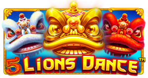 5 Lions Dance Pramatic Play joker123 แจกโบนัส แจกเครดิตฟรี