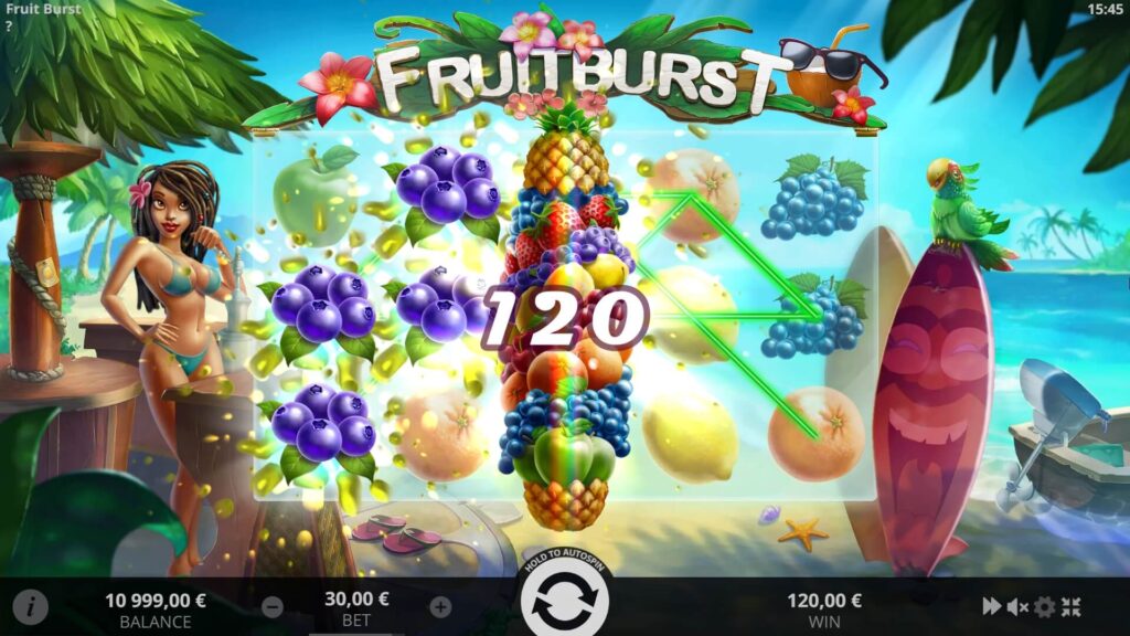 Fruitburst Evoplay pro Joker gaming Joker slot