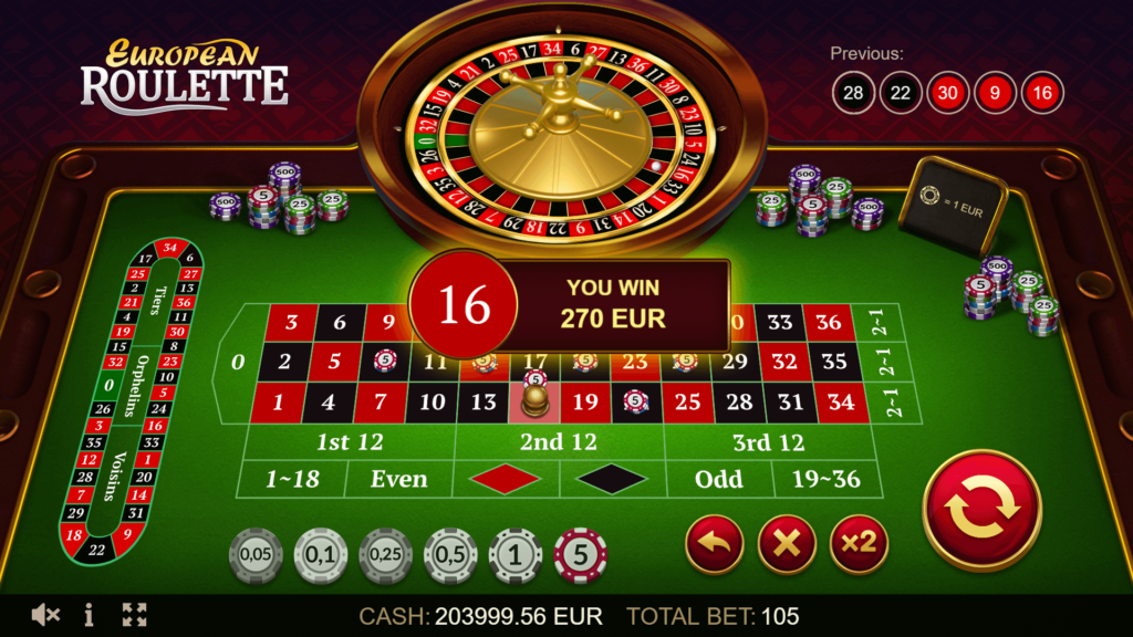 European Roulette ทดลองเล่นสล็อต Evoplay Joker family