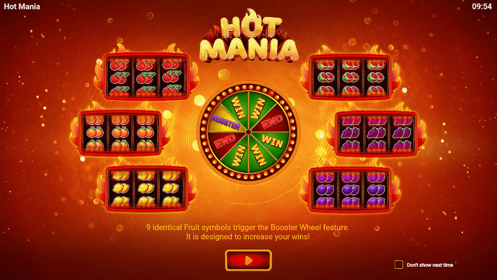 Hot Mania Evoplay pro Joker gaming Joker slot