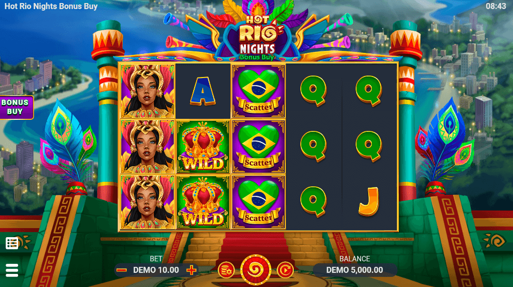 Hot Rio Nights Bonus Buy Evoplay Gaming โจ๊กเกอร์123