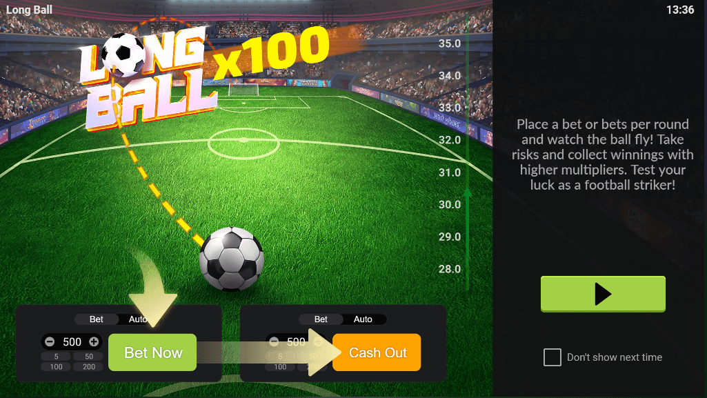 Long Ball Evoplay Gaming โจ๊กเกอร์123