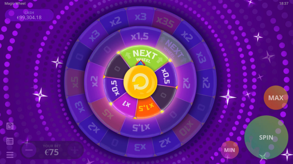 Magic Wheel Evoplay slot สล็อตโจ๊กเกอร์