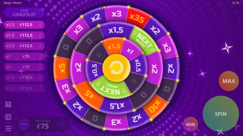 Magic Wheel Evoplay สล็อต Joker123th