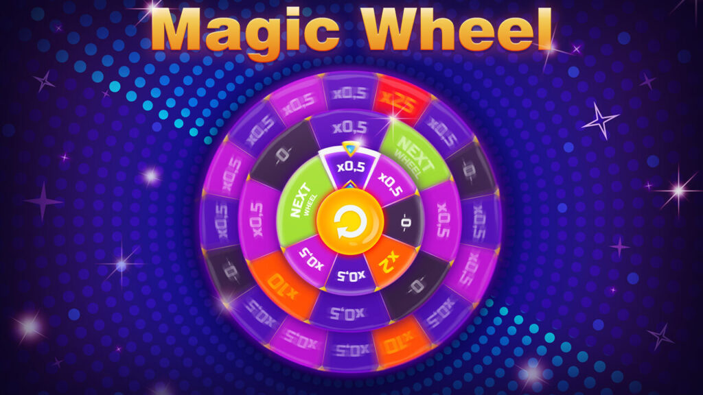 Magic Wheel Evoplay สล็อตแตกง่าย Joker slot